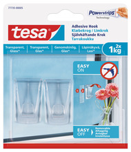 tesa® klæbekrog til glas 1 kg - 2 stk.